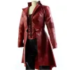 Captain America Civil War Elizabeth Olsen (Scarlet Witch) Leather Coat