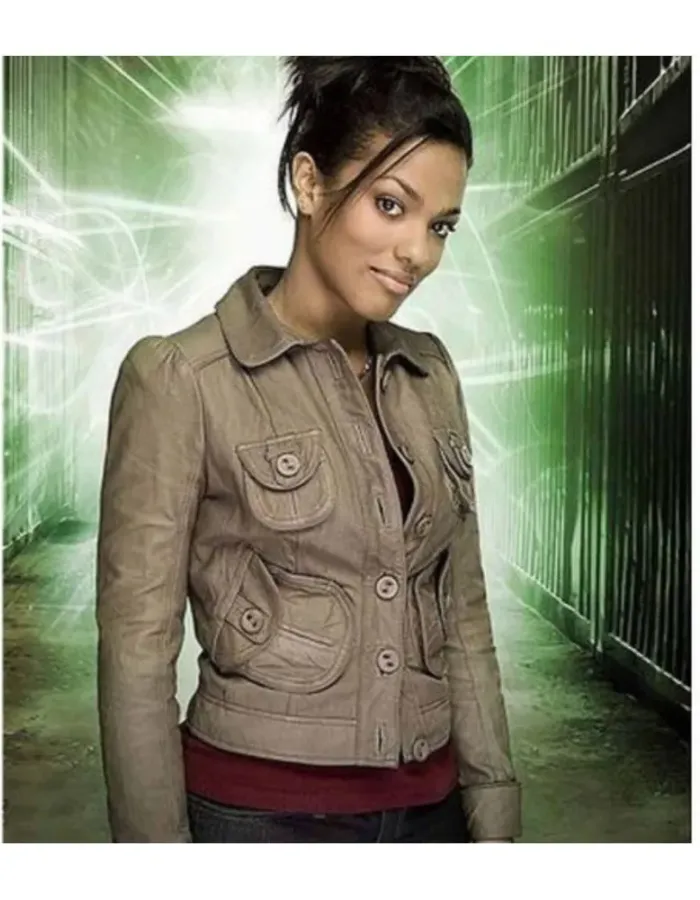 Doctor Who Freema Agyeman (Martha Jones) Leather Jacket