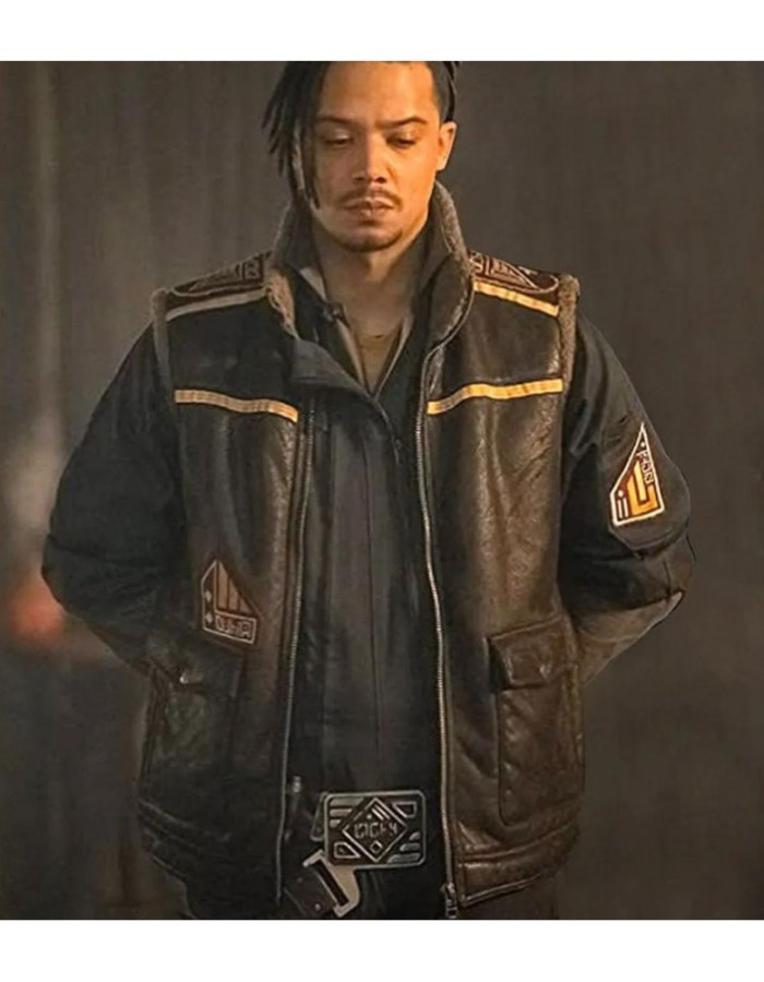 Doctor Who S13 Jacob Anderson (Vinder) Leather Vest