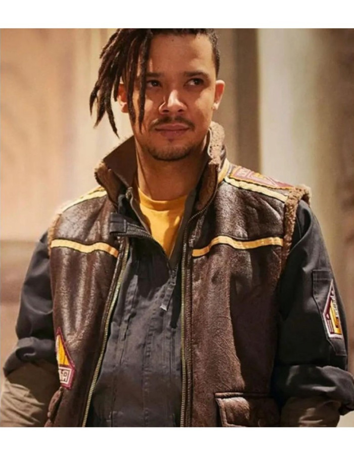 Doctor Who S13 Jacob Anderson (Vinder) Leather Vest