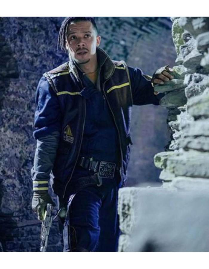 Doctor Who S13 Jacob Anderson (Vinder) Leather Vest