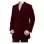 Doctor Who S9 Peter Capaldi (Twelfth Doctor) Velvet Maroon Coat