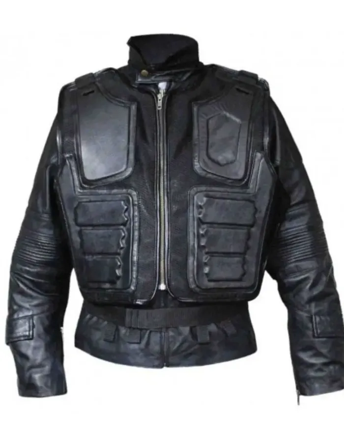 Dredd Karl Urban (Judge Dredd) Black Leather Jacket Dredd Karl Urban (Judge Dredd) Black Leather Jacket