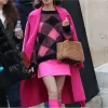 Emily in Paris Lily Collins (Emily Cooper) Pink Wool Coat