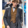 Fantastic Beasts 2 Eddie Redmayne (Newt Scamander) Coat Wool