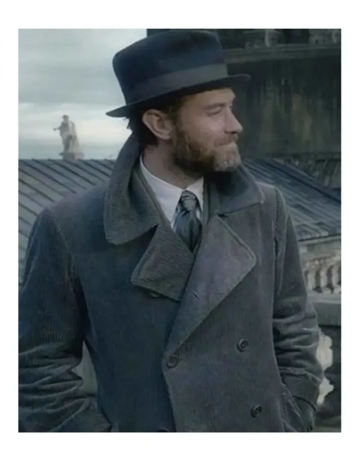 Fantastic Beasts 2 Jude Law (Albus Dumbledore) Corduroy Coat
