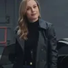 Fast X (Tess) Brie Larson Black Leather Coat