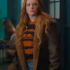 Fate The Winx Saga (Bloom Peters) Abigail Cowen leather jacket