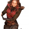Jumanji 3 Karen Gillan (Ruby) Maroon Leather Vest