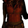 Jumanji 3 Karen Gillan (Ruby) Maroon Leather Vest