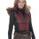 Jumanji 3 Karen Gillan (Ruby) Maroon Leather Vest