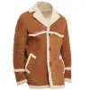 Kingsman Golden Circle Colin Firth (Harry Hart) Brown Suede Leather Coat