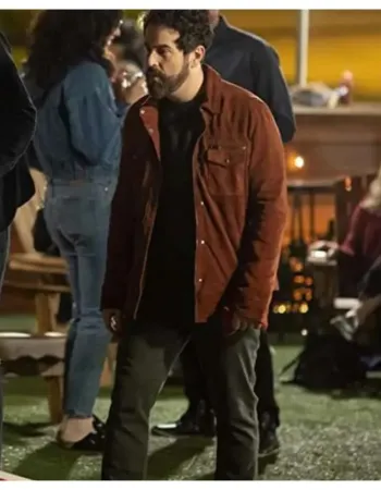 Maggie (Daniel) Adam Korson Brown Suede Leather Jacket