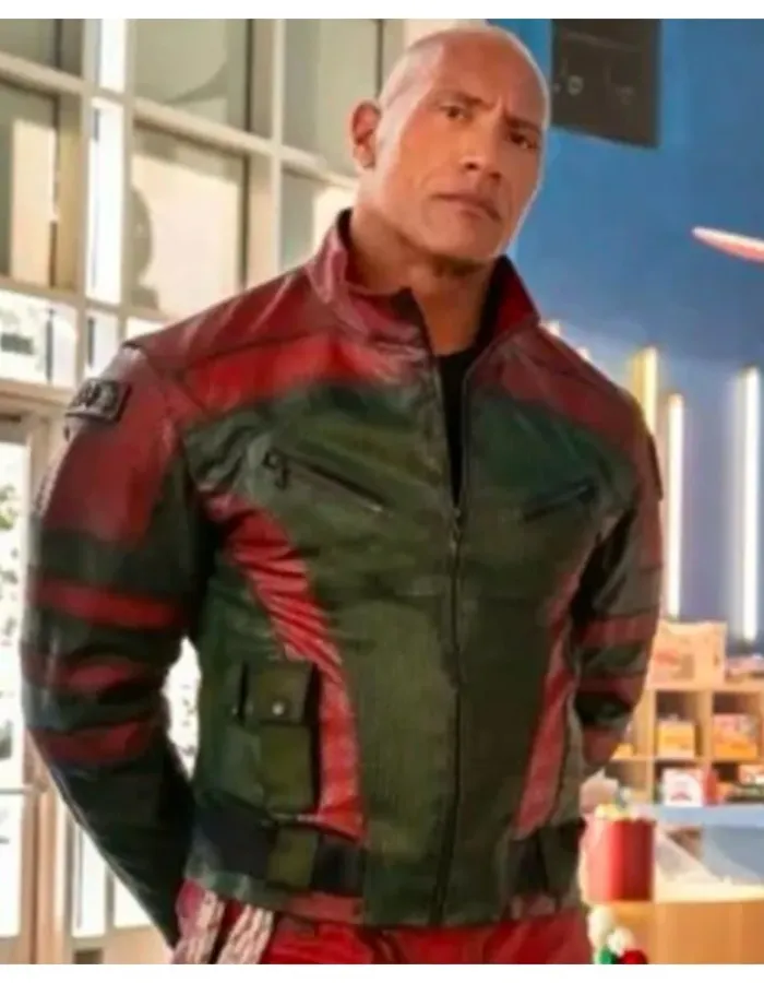 Red One (Callum Drift) Dwayne Johnson Leather Jacket