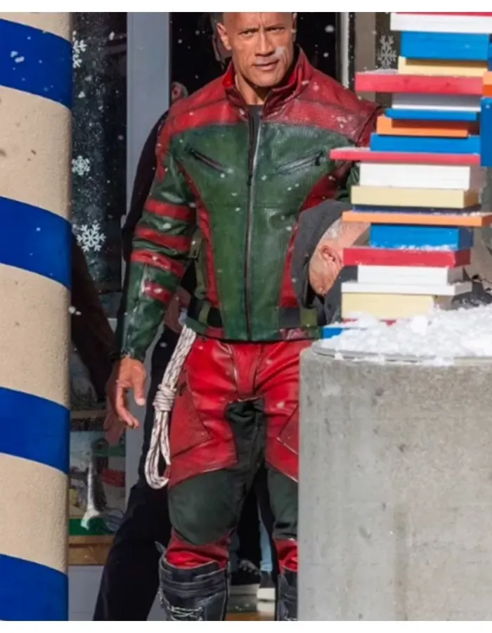Red One (Callum Drift) Dwayne Johnson Leather Jacket