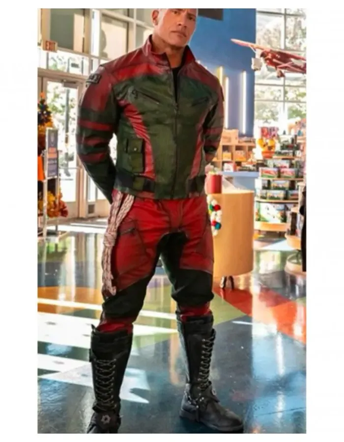 Red One (Callum Drift) Dwayne Johnson Leather Jacket Red One (Callum Drift) Dwayne Johnson Leather Jacket