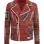 Rock Punk Studded Spike Men’s Motorcycle Leather Jacket