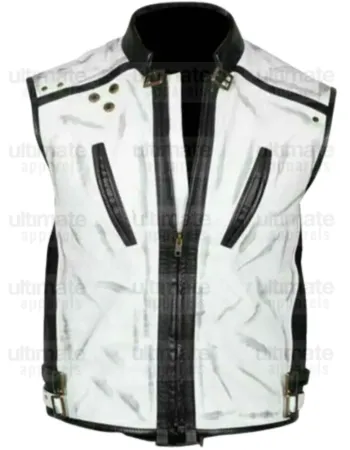 Star Wars Alden Ehrenreich (Han Solo) White Leather Vest
