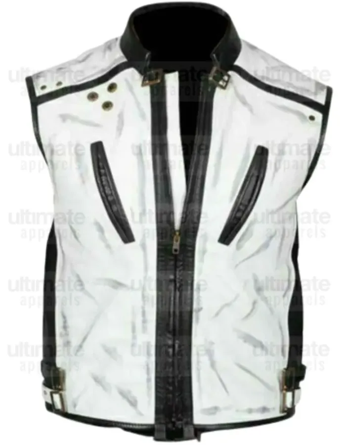 Star Wars Alden Ehrenreich (Han Solo) White Leather Vest Star Wars Alden Ehrenreich (Han Solo) White Leather Vest
