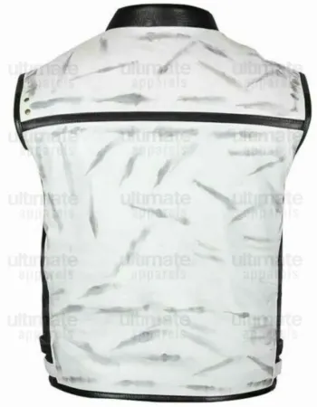 Star Wars Alden Ehrenreich (Han Solo) White Leather Vest