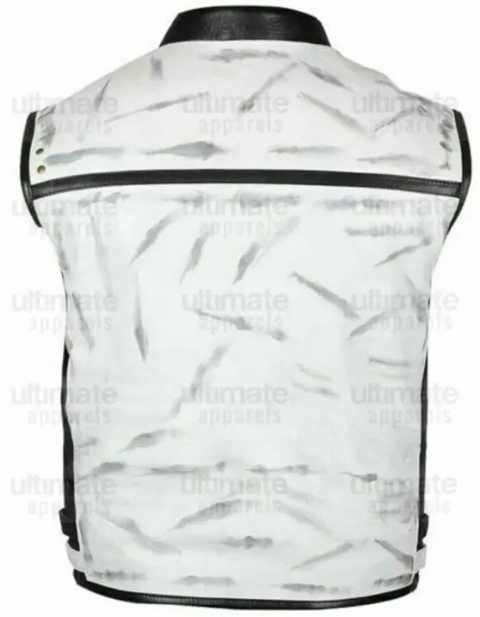 Star Wars Alden Ehrenreich (Han Solo) White Leather Vest Star Wars Alden Ehrenreich (Han Solo) White Leather Vest