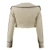 Solo a Star Wars Story Emilia Clarke (Qira) Cropped Leather Jacket