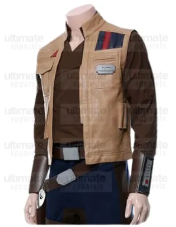 Star Wars the Rise of Skywalker John Boyega (Finn) Leather Vest