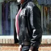 Tulsa King (Dwight Manfredi) Sylvester Stallone Black Leather Jacket