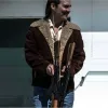 White Boy Rick Matthew Mcconaughey (Richard Wershe) Brown Suede Leather Coat