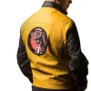 Wolfenstein 2 Brian Bloom (William Blazkowicz) Yellow Leather Jacket