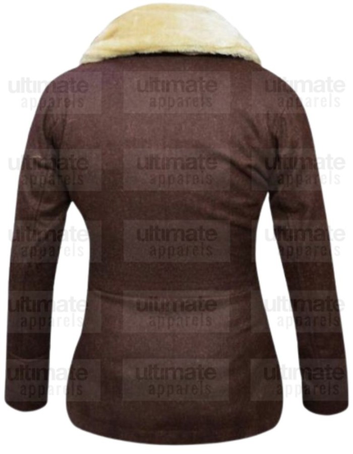 Yellowstone Kelly Reilly (Beth Dutton) Fur Collar Wool Coat Yellowstone Kelly Reilly (Beth Dutton) Fur Collar Wool Coat