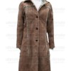 Yellowstone Kelly Reilly Beth Dutton Fur Shearling Leather Coat Yellowstone Kelly Reilly Beth Dutton Fur Shearling Leather Coat