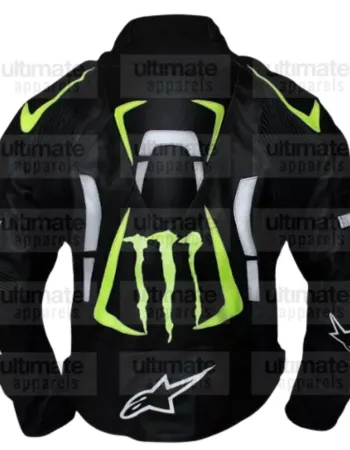 Alpinestars Scream Monster Energy Leather Jacket With Patches Alpinestars Scream Monster Energy Leather Jacket With Patches