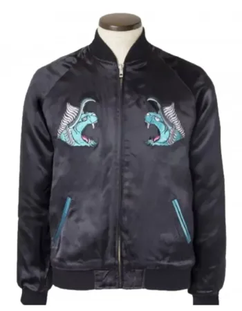 Final Fantasy Xv Behemoth Noctis Lucis Black Leather Jacket