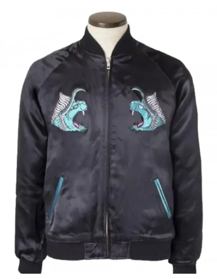 Final Fantasy Xv Behemoth Noctis Lucis Black Leather Jacket