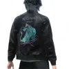 Final Fantasy Xv Behemoth Noctis Lucis Black Leather Jacket