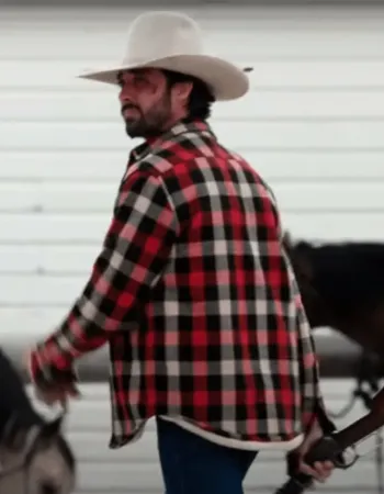 Yellowstone Ryan (Bingham Walker) Cotton Checked Jacket