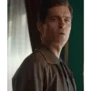 Berlin 2023 Pedro Alonso (Berlin ) Brown Leather Jacket