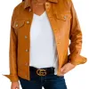 Big Sky S3 Kylie Bunbury (Cassie Dewell) Brown Leather Jacket Big Sky S3 Kylie Bunbury (Cassie Dewell) Brown Leather Jacket