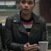 Cobweb 2023 Cleopatra Coleman (Miss Devine) Black Leather Jacket Cobweb 2023 Cleopatra Coleman (Miss Devine) Black Leather Jacket