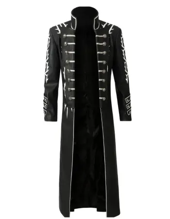 Devil May Cry 5 Dan Southworth (Vergil) Faux Leather Trench Coat