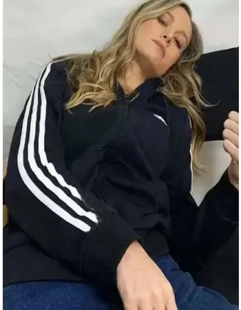 Fast X 2023 Brie Larson (Tess) Black Fleece Track Jacket