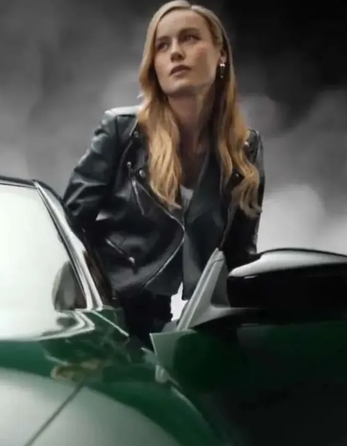 Fast X 2023 Brie Larson (Tess) Black Leather Jacket Fast X 2023 Brie Larson (Tess) Black Leather Jacket
