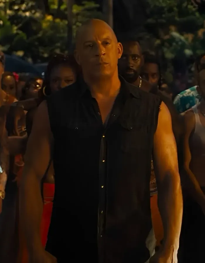 Fast X 2023 Vin Diesel (Dominic Toretto) Black Cotton Vest
