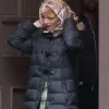 Peaky Blinders S5 Anya Taylor-joy (Gina Gray) Puffer Black Coat