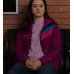 The Goldbergs S7 Hayley Orrantia (Erica Goldberg) Burgundy Cotton Jacket
