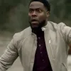Die Hart 2023 Kevin Hart Beige Suede Leather Jacket