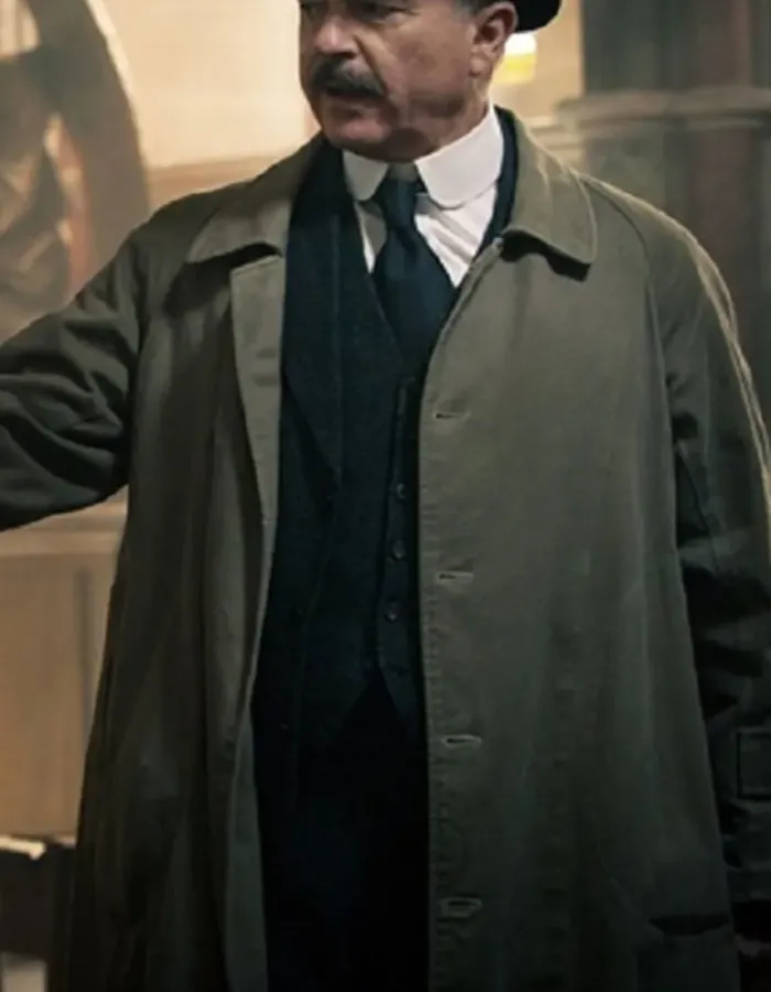 Peaky Blinders Sam Neill (Chester Campbell) Long Cotton Coat Peaky Blinders Sam Neill (Chester Campbell) Long Cotton Coat