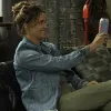 Platonic 2023 Rose Byrne (Sylvia) Blue Denim Jacket