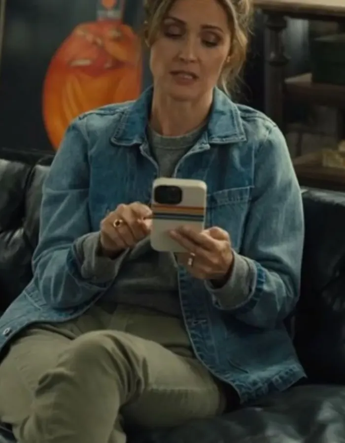 Platonic 2023 Rose Byrne (Sylvia) Blue Denim Jacket
